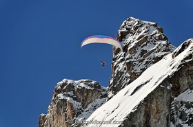 François Pinatel - parapente à La Grave- La Meije (05)