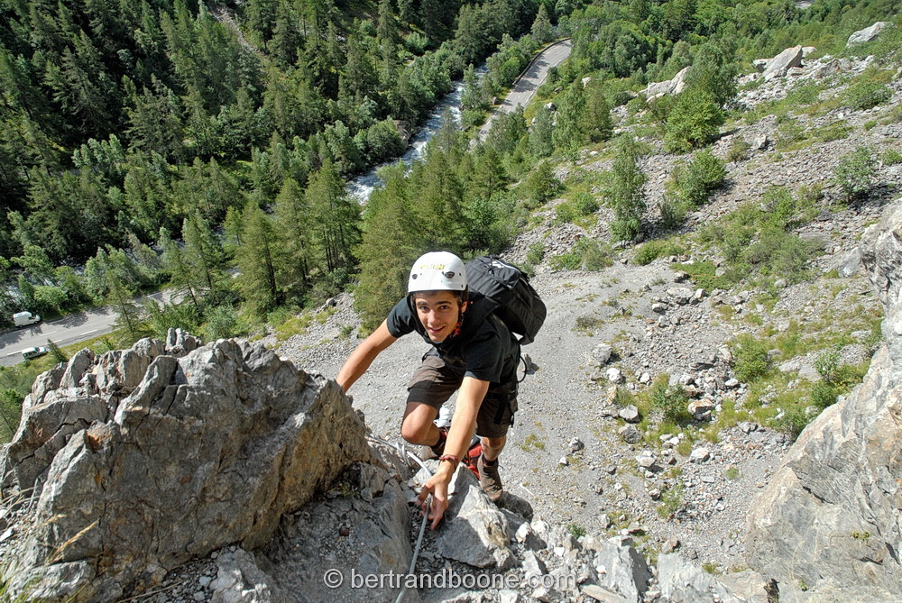 via ferrata - mines du grand clôt - la grave - haute romanche
