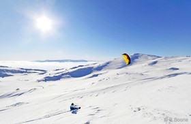 Johann Civel - Snowkite en Bosnie - Jahorina