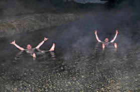 Jérome Josserand et Guillaume Chastagnol - snowkite en Islande