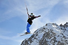 Alex Robin - Snowkite Masters 2012 - col du Lautaret (05) France