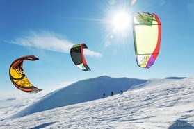 snowkite en Macedonia - Popova Shapka