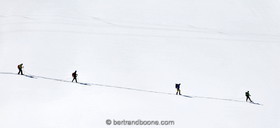 Marche sur glacier de La Girose  à La Grave- La Meije (05)