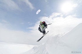 Jérome Josserand - Snowkite a Ercyes en Turquie