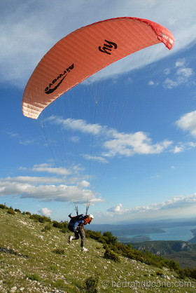 parapente dans le verdon