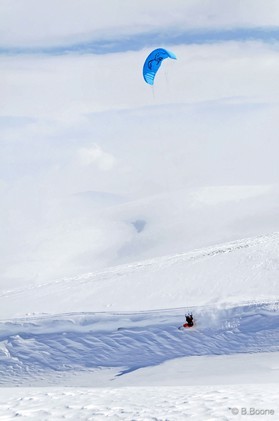 Titaua - Snowkite a Ercyes en Turquie