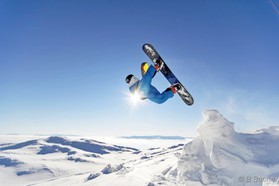 Johann Civel - Snowkite en Bosnie - Jahorina