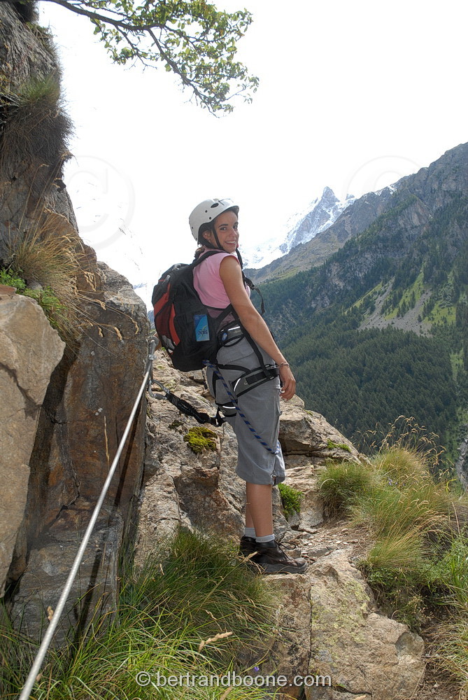 via ferrata - mines du grand clôt - la grave - haute romanche