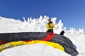 Rado - Snowkite en Bosnie - Jahorina
