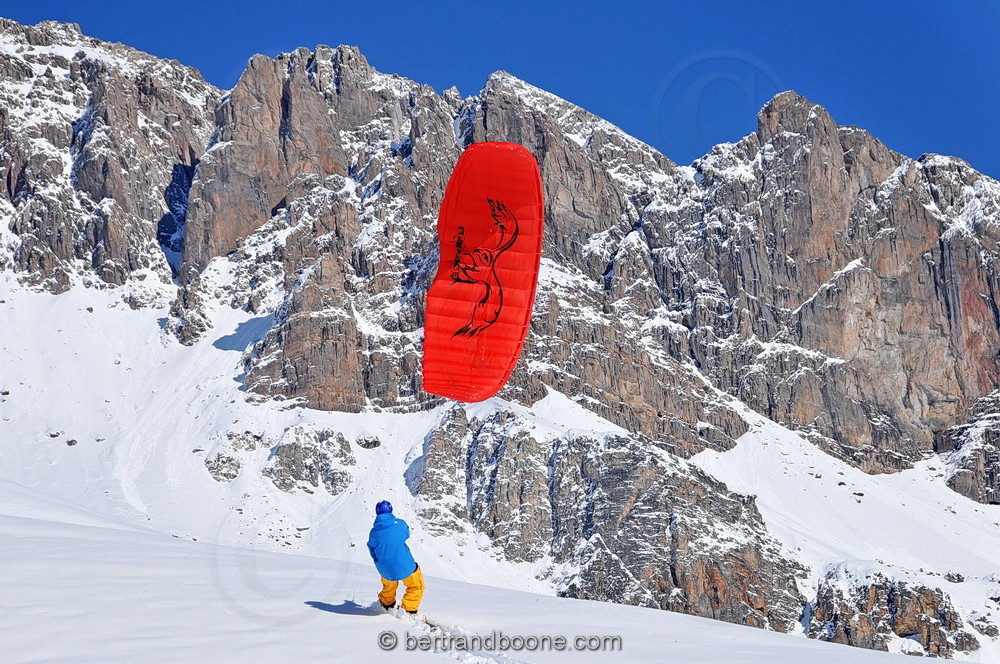 Simone Borgi - snowkite au col du Lautaret (05)