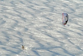 fabio ingrosso - snowkite en Grece - kaimaktsalan