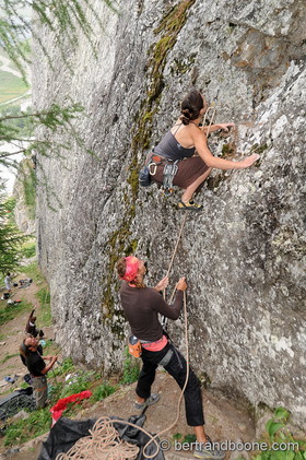 escalade au Pied du col - Villar d'Arène - Hautes Alpes - FR