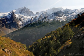 Slackline au Chazelet - La Grave - Hautes Alpes - France