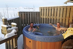 Jérome Josserand et Guillaume Chastagnol - snowkite en Islande