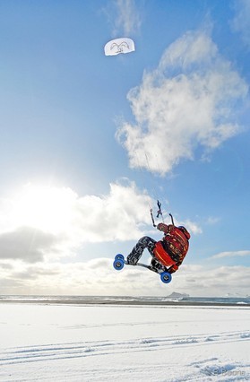 Guillaume Chastagnol - snowkite en Islande