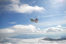 snowkite en Grece - kaimaktsalan