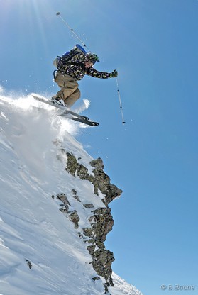 Fabio Ingrosso - snowkite a Gudauri - Georgie