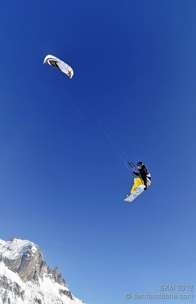 Didier Botta - Snowkite Masters 2012 - col du Lautaret (05) France
