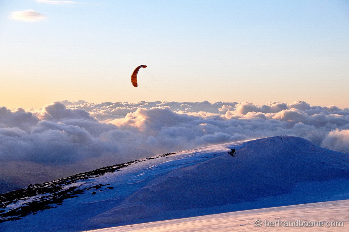 Snowkite trip en Crète