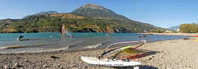 panorama - lac de serre-ponçon - hautes alpes - Fr