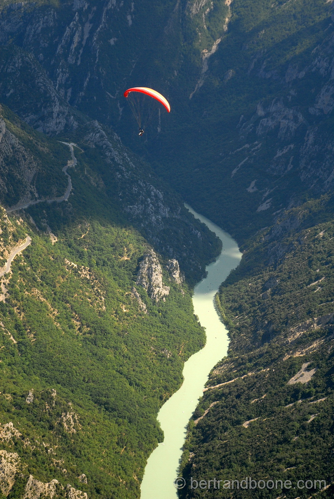 parapente dans le verdon