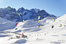 Snowkite Masters 2012 - col du Lautaret (05) France