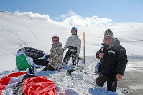 snowkite en Grece - kaimaktsalan