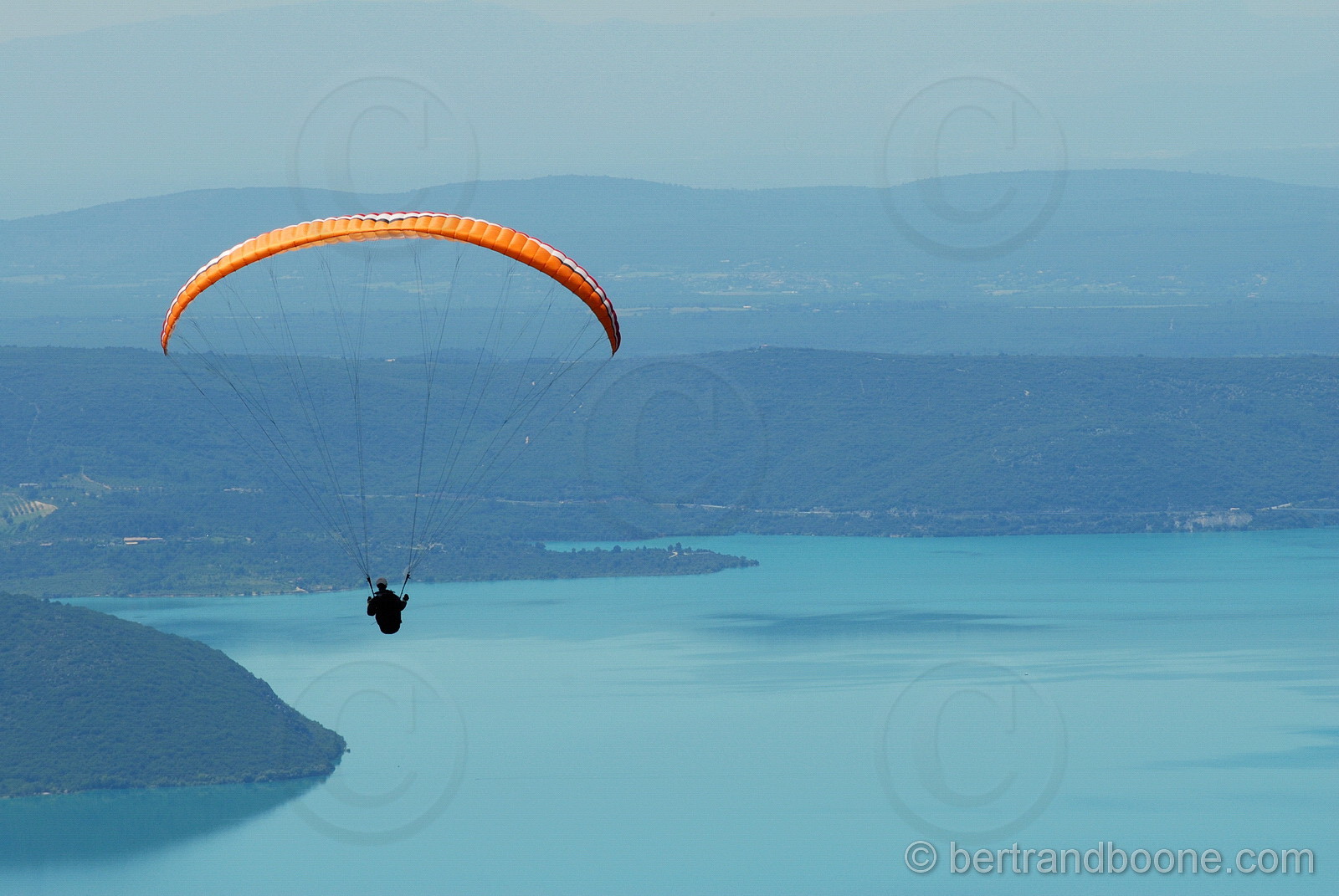 parapente dans le verdon