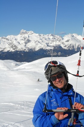snowkite en Slovénie -Vogel - johann Civel