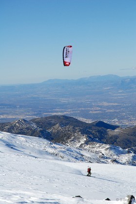 snowkite en sierra nevada (espagne) - j.josserand