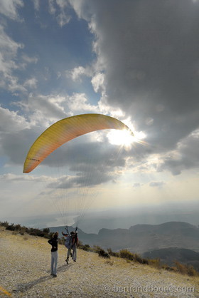 parapente dans le verdon