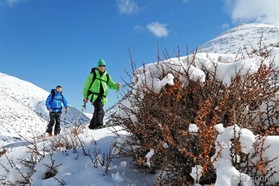 Trip Snowkite - Kitesurf en Crête (GR).Costis Charalampakis et Johann Civel .Psiloritis mountain