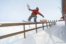 Guillaume Chastagnol - snowkite en Islande