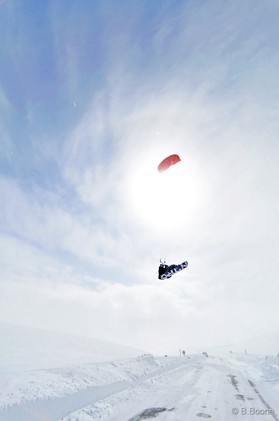 Guillaume Chastagnol - Snowkite a Ercyes en Turquie