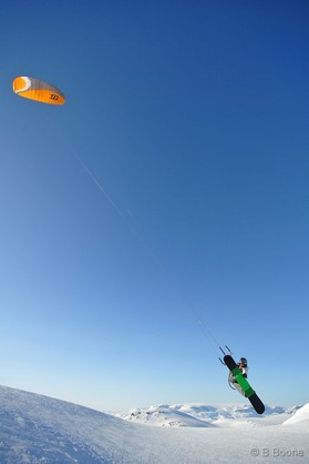Fabio Ingrosso-Snowkite-Haugastol-Norway