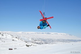 Bjorn Kaupang-Snowkite-Haugastol-Norway