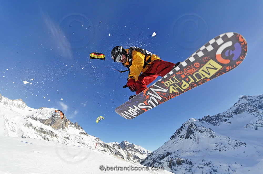 Marek Zach - Snowkite Masters 2012 - col du Lautaret (05) France