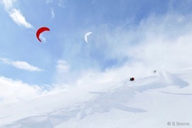 Guillaume Chastagnol et Jérome Josserand - Snowkite a Ercyes en Turquie