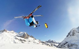 Johann Civel - Snowkite Masters 2012 - col du Lautaret (05) France