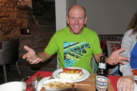 Fabio Ingrosso - snowkite en Macedonia - Popova Shapka