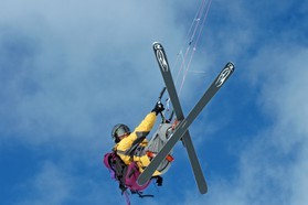 Pascal Joubert-snowkite en Norvege 2006