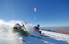 snowkite en sierra nevada (espagne) - j.josserand et f.ingrosso