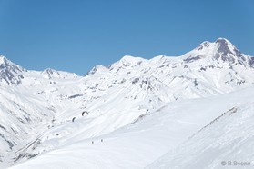 Fabio Ingrosso et Johann Civel - snowkite en Georgie