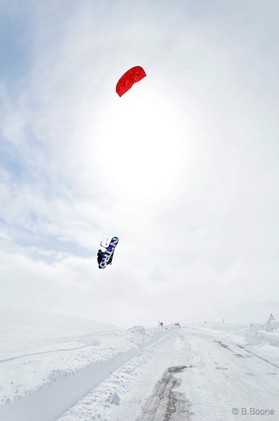 Guillaume Chastagnol - Snowkite a Ercyes en Turquie