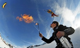 Marek Zach - Snowkite Masters 2012 - col du Lautaret (05) France
