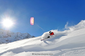 Johann Civel - snowkite au col du Lautaret (05)