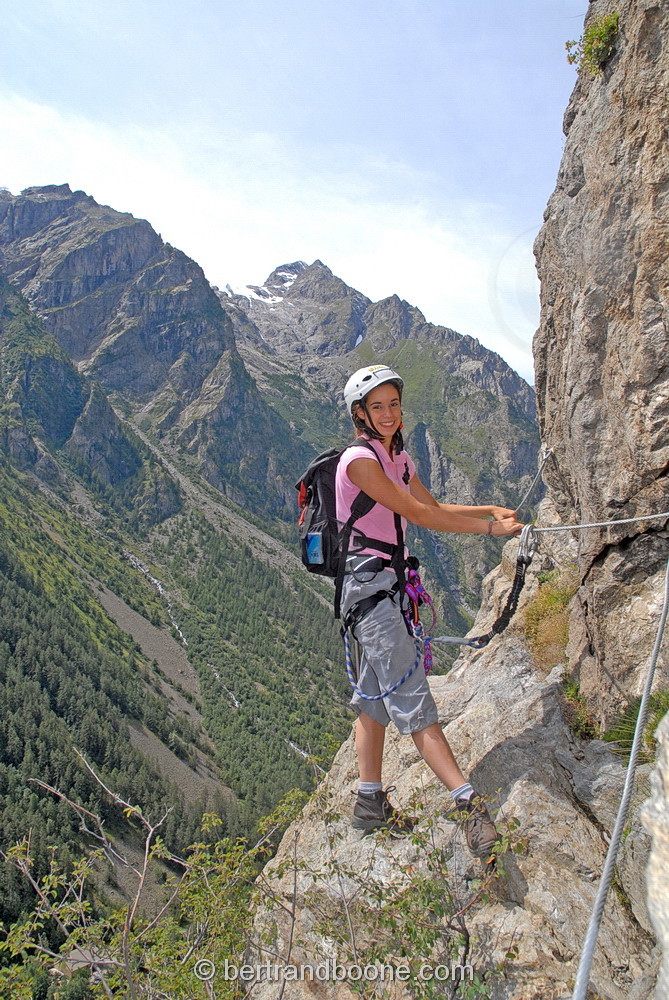 via ferrata - mines du grand clôt - la grave - haute romanche