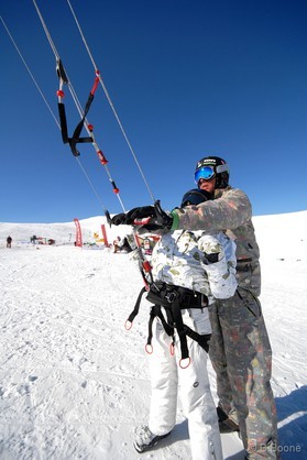snowkite en Grece - kaimaktsalan