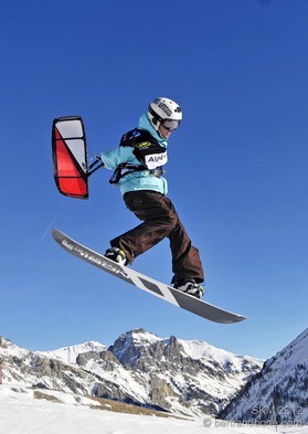 Andreas Toverud  - Snowkite Masters 2012 - col du Lautaret (05) France