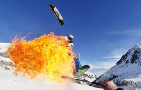 Snowkite Masters 2012 - col du Lautaret (05) France